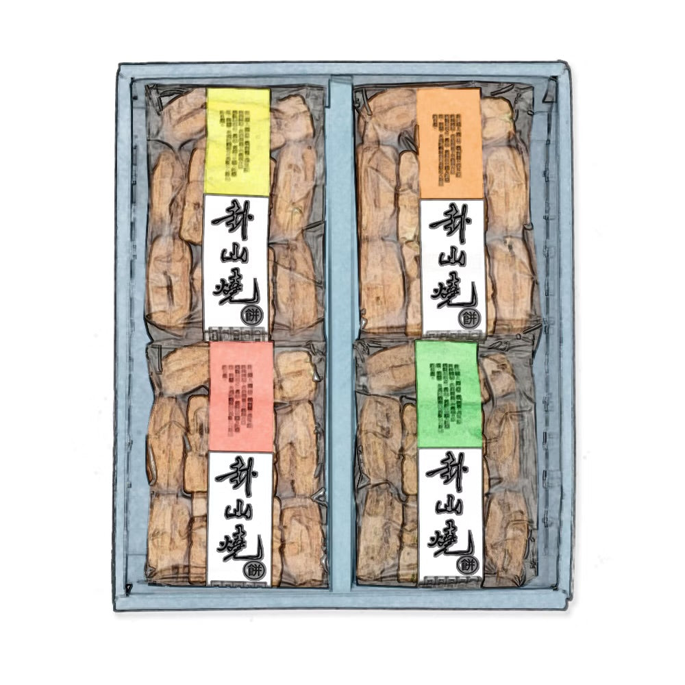 彰化掛山燒 卦山燒餅禮盒 KUASAN YAKI (4包/盒 、10入/包)