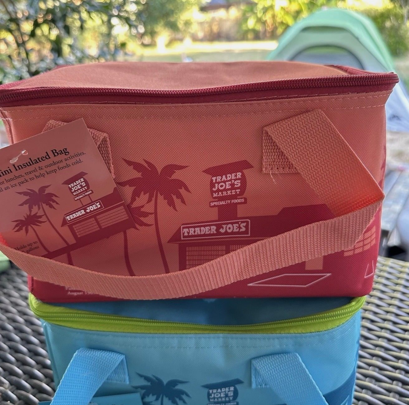 🆓🎁贈品(08.23.25)🎁下單贈品🎁Trader Joe‘s 迷你保冷/溫袋(保冷/溫便當袋) 顏色: 2️⃣選1️⃣