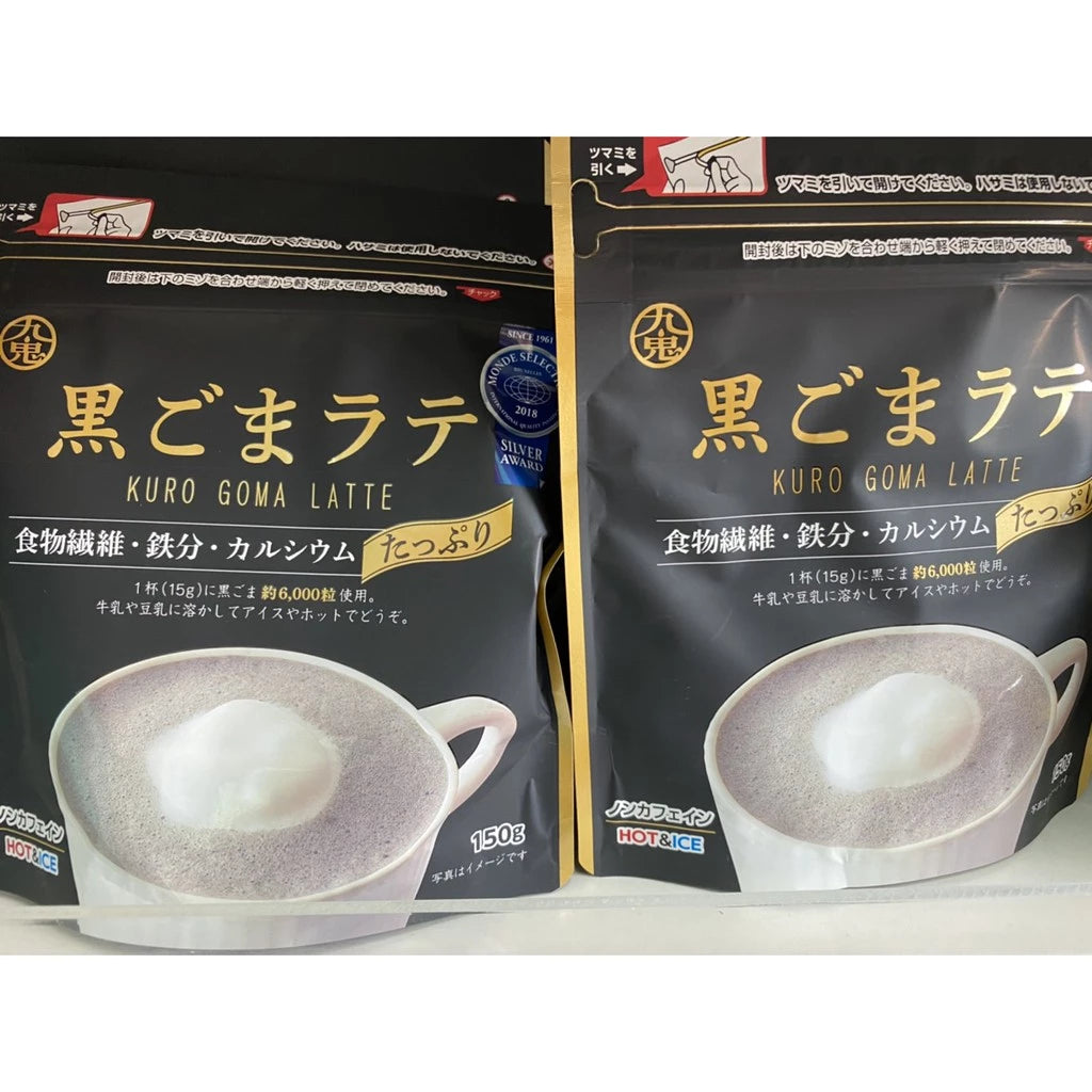 日本 九鬼黑芝麻拿鐵150g/包 日本2018銀賞