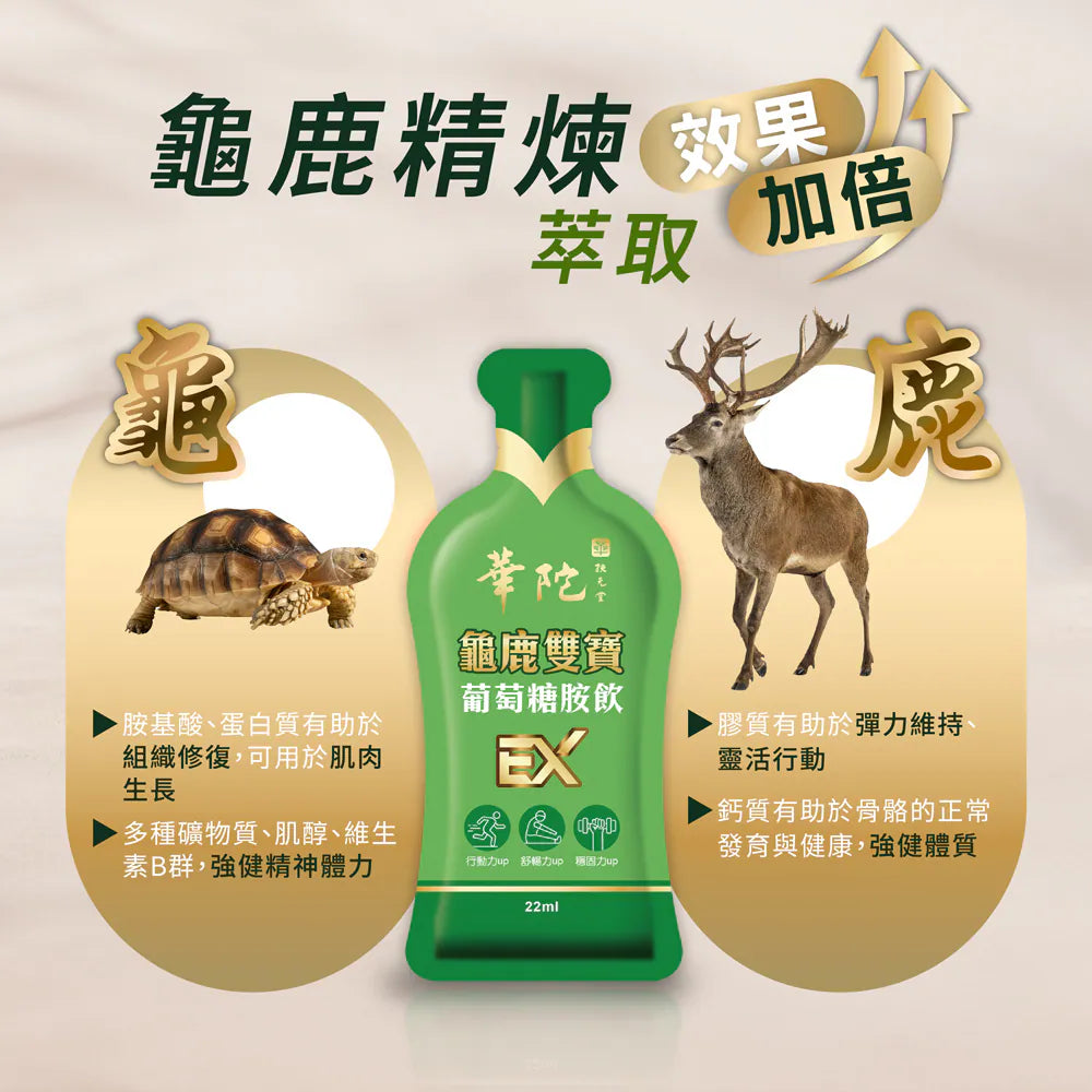 8more 【銀養雙寶組】燕窩鮮燉銀耳1盒+龜鹿雙寶葡萄糖胺飲EX 輕巧包2盒