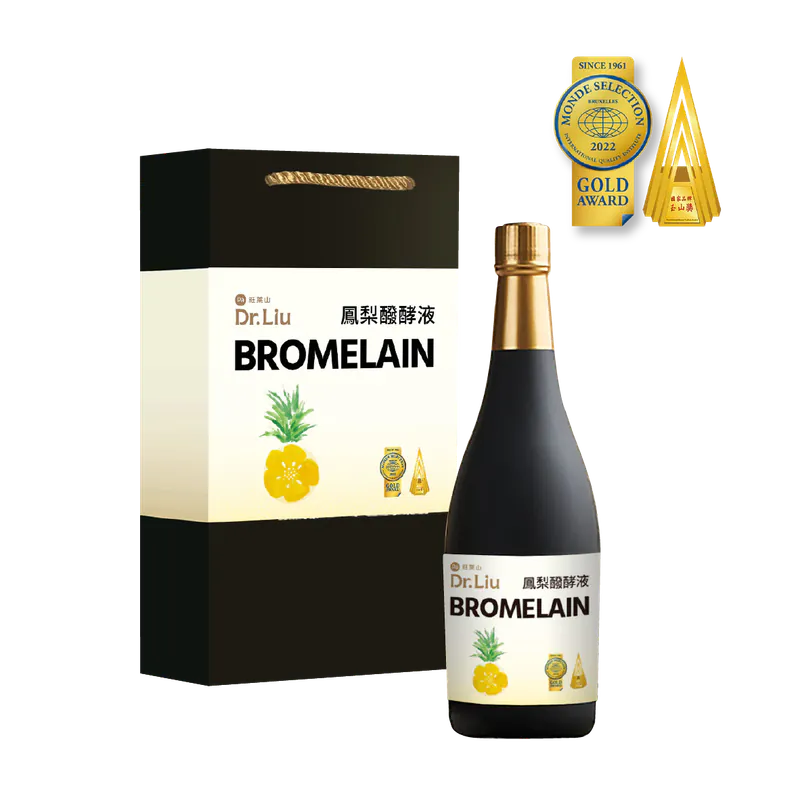 旺萊山Dr.Liu - 鳳梨醱酵液 原汁純釀發酵液 世界金牌獎 國家玉山獎 蔬果酵素液 (720ml/瓶)