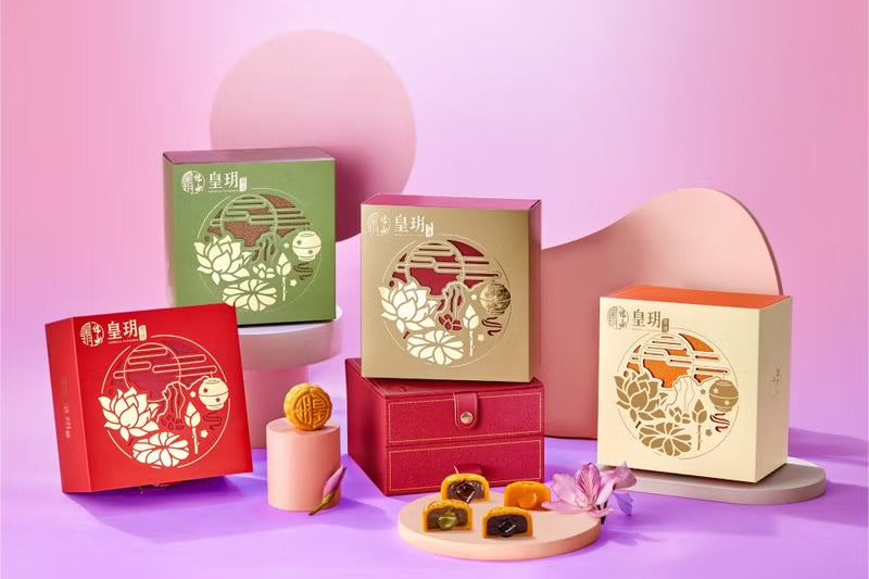【香港皇玥】流心奶黃月餅禮盒(一盒8入)‼️預購商品: 09.08.25開始出貨‼️