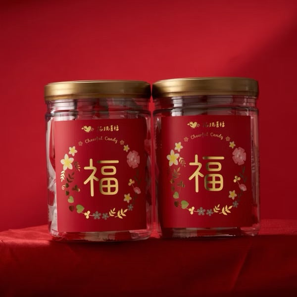 花現喜福 祝賀好運系列 |祈福罐(300*罐)