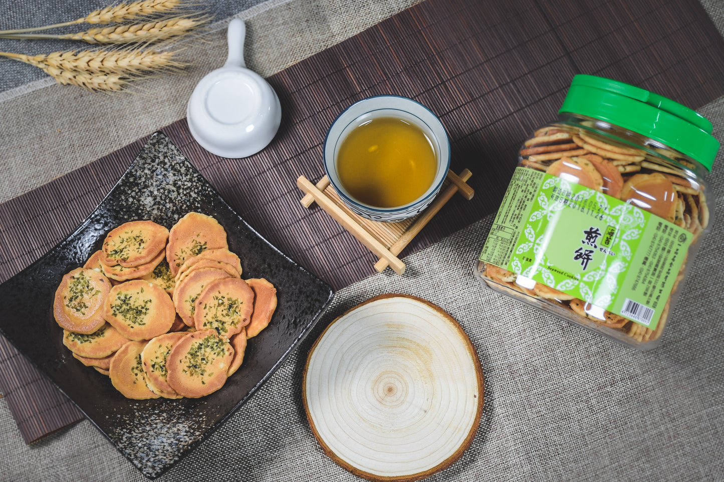 一品名 小煎餅(海苔) 300g (蛋奶素)