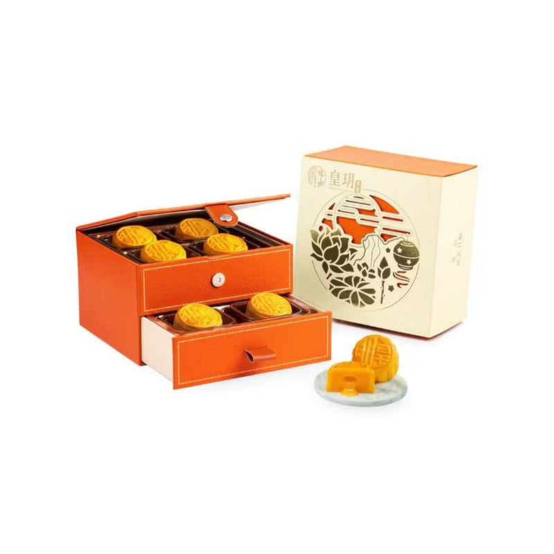 【香港皇玥】流心奶黃月餅禮盒(一盒8入)‼️預購商品: 09.08.25開始出貨‼️