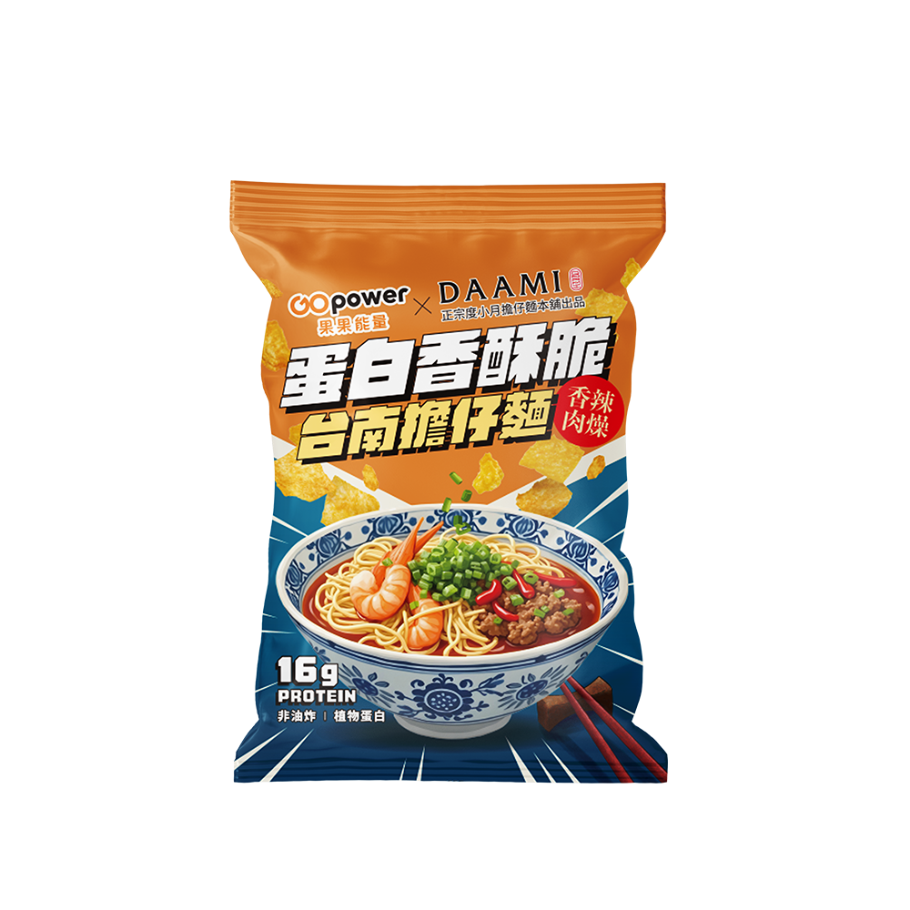 度小月 蛋白香酥脆-擔仔麵香辣肉燥風味(33g*3包)