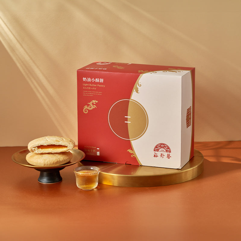 裕珍馨 奶油小酥餅 牛奶 YJS Light Butter Pastry-Milk (6入 / 12入*盒)