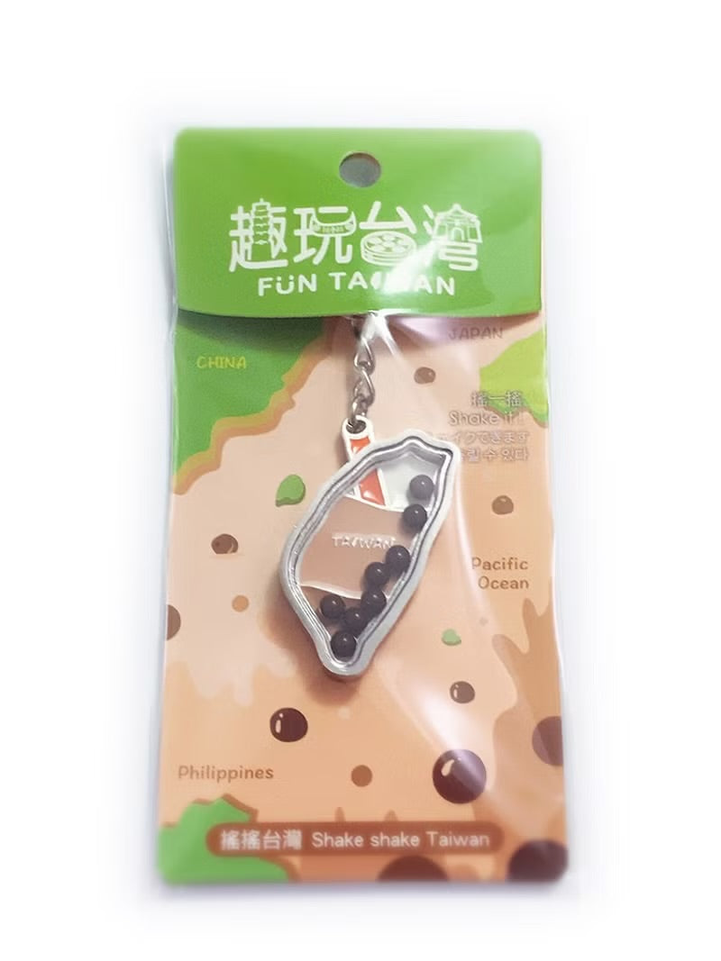 趣玩台灣吊飾-搖搖台灣-(茶色*入)