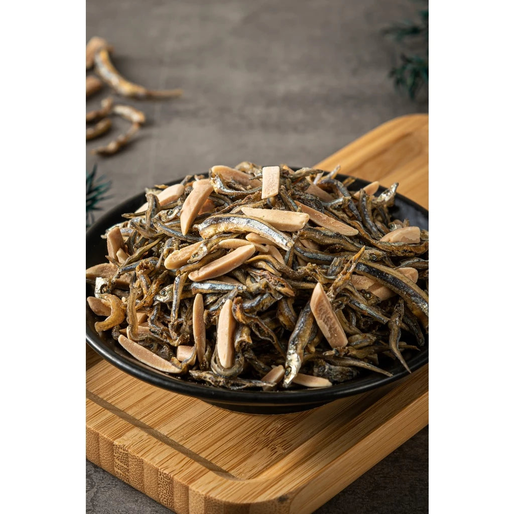 【澎玉191】 杏仁小魚、純小魚 | 酥脆美味(180g)
