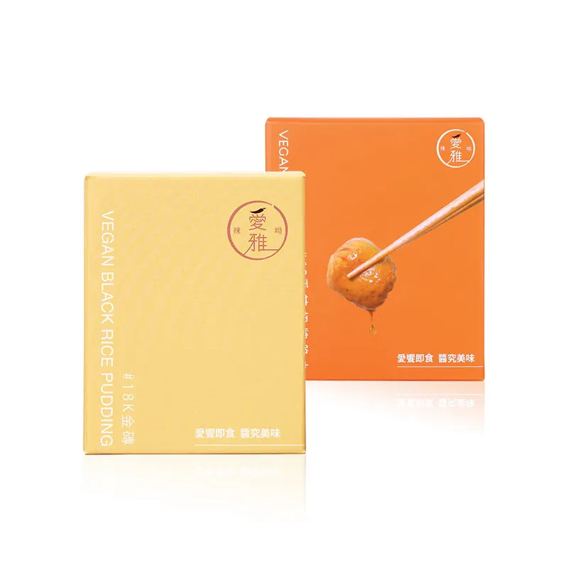 1+1Q彈扎實組【愛雅辣呦】18香辣招牌脆丸(2包/盒) x1+18K金磚(2包/盒) x1
