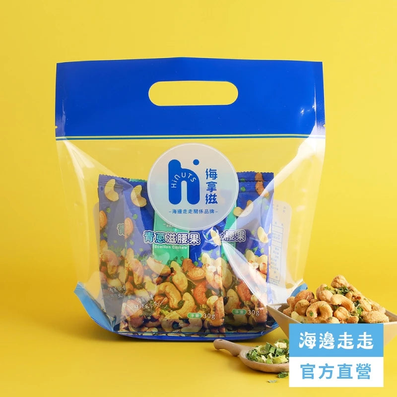 【HiNUTS 海拿滋】青蔥滋腰果(袋裝) / 6包入