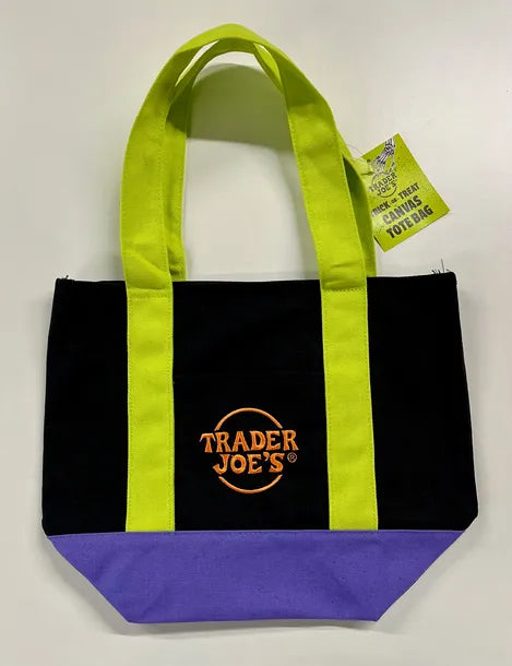 🆓🎁贈品(10.19.25)🎁下單贈品🎁Trader Joe‘s Trick-or-Treat Mini Canvas Tote Bags 顏色: 4️⃣選1️⃣