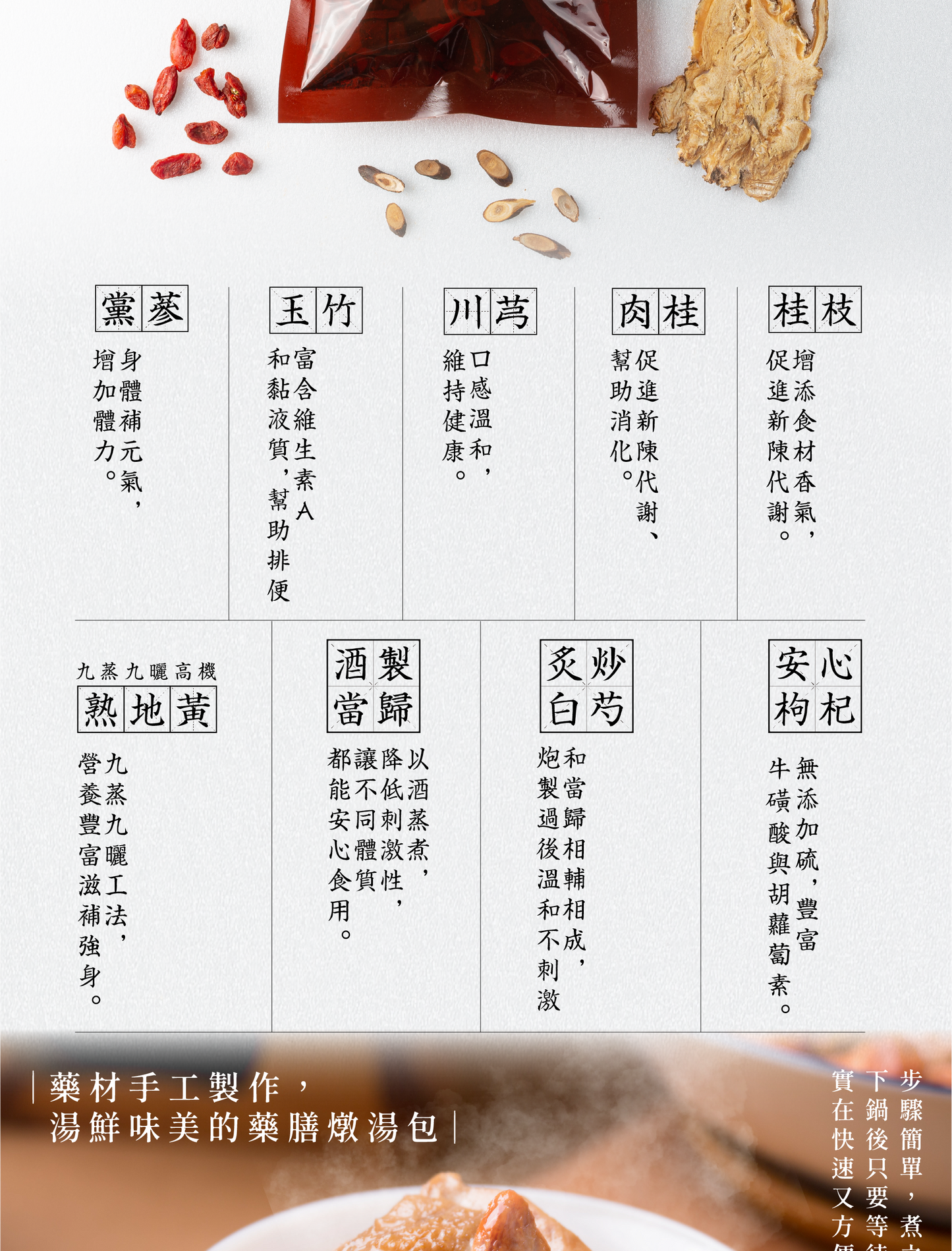 新譯漢方 九蒸九曬燒酒雞|藥膳養生料理包 See In Herb METABOLISM BOOSTING HERBAL SOUP(60g)