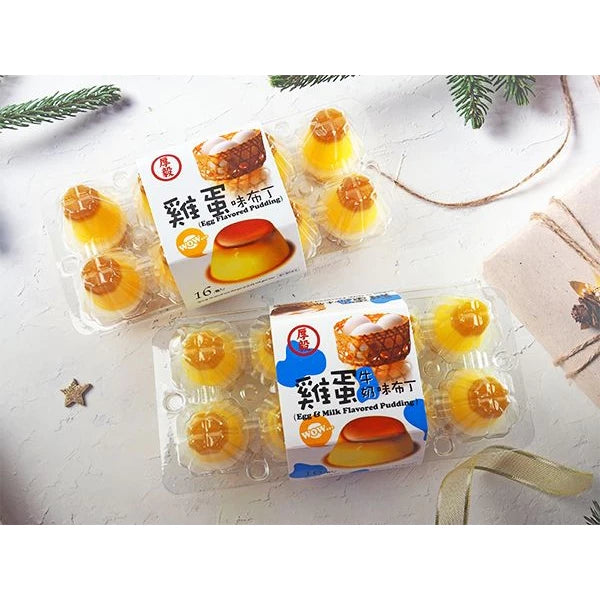台灣 雞蛋牛奶布丁果凍 雞蛋布丁果凍(280g*盒) (口味: 雞蛋布丁果凍、雞蛋牛奶布丁果凍)