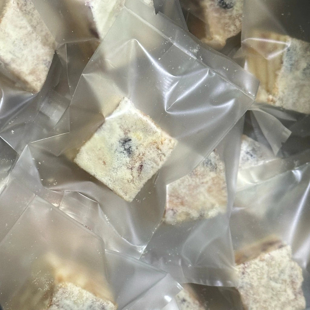 熊之家烘焙坊-手工蔓越莓雪Q餅(抹茶)雪花餅