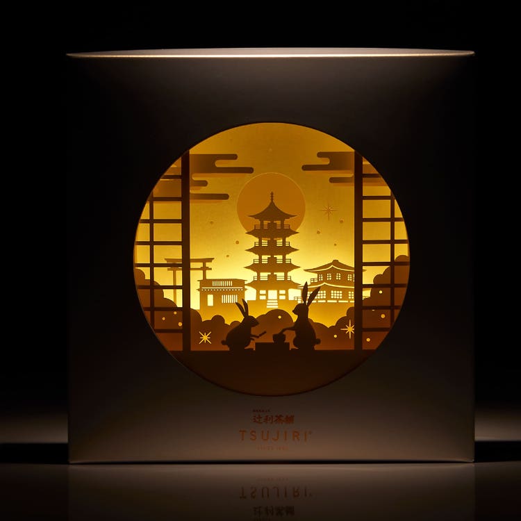 辻利京茶花禮盒(茶葉杏仁捲)