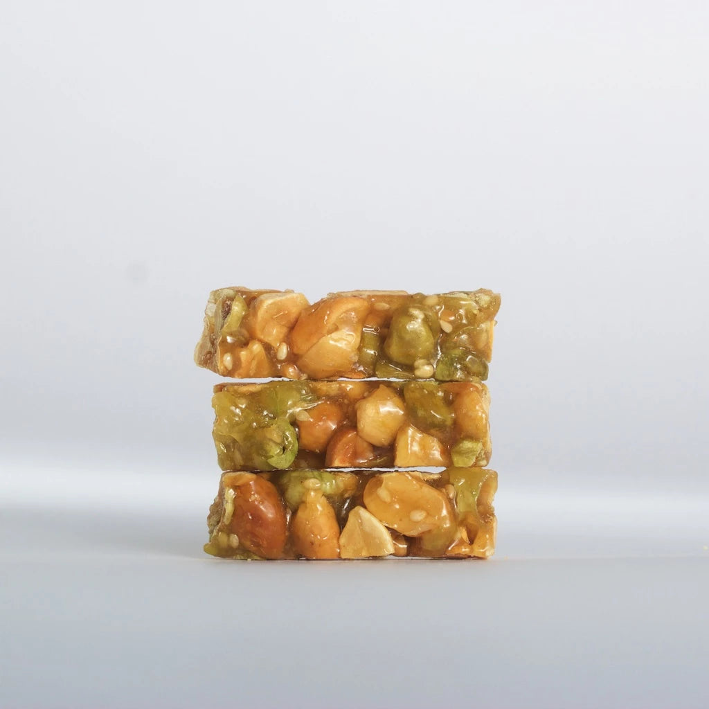 【大地花生工坊】青豆花生角 200g/袋(蒜味)|經典花生糖 焙炒花生角系列