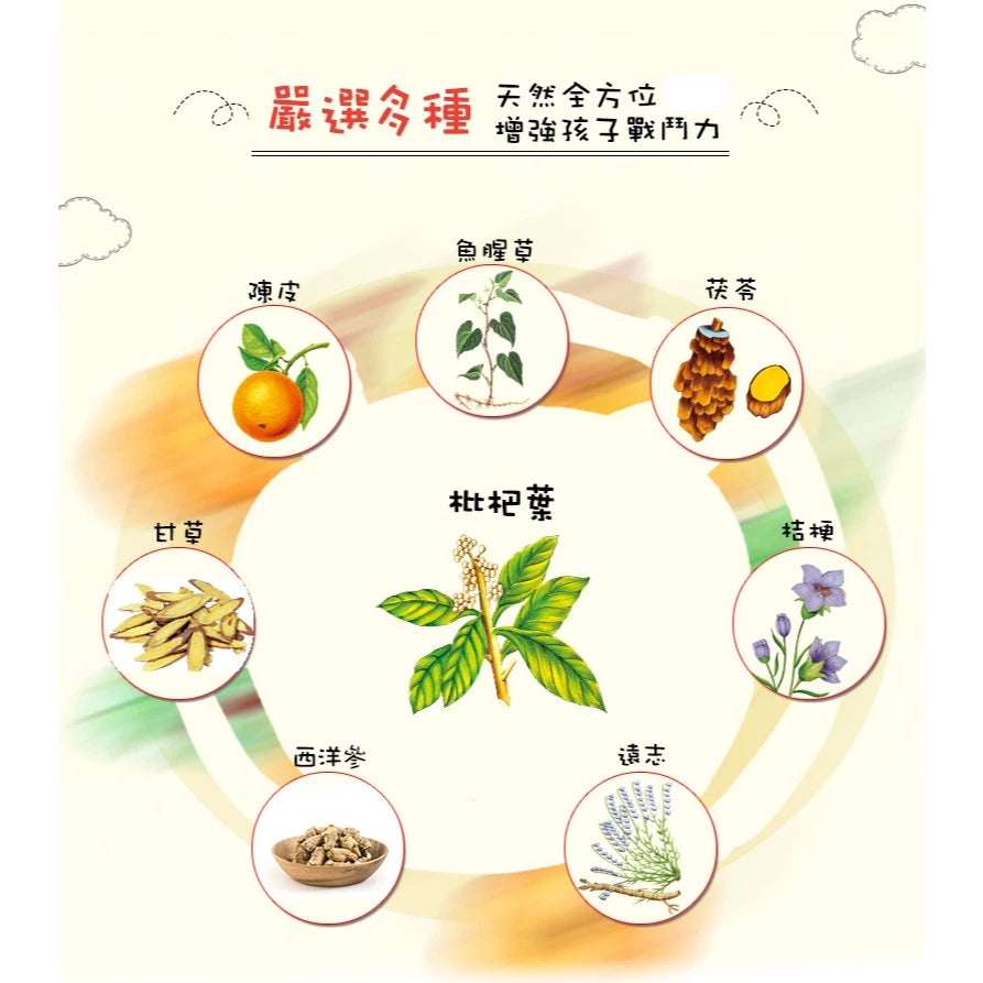 【京都念慈菴】枇杷膏‧兒童枇杷蜜(含魚腥草、甘草)(15g*16包)