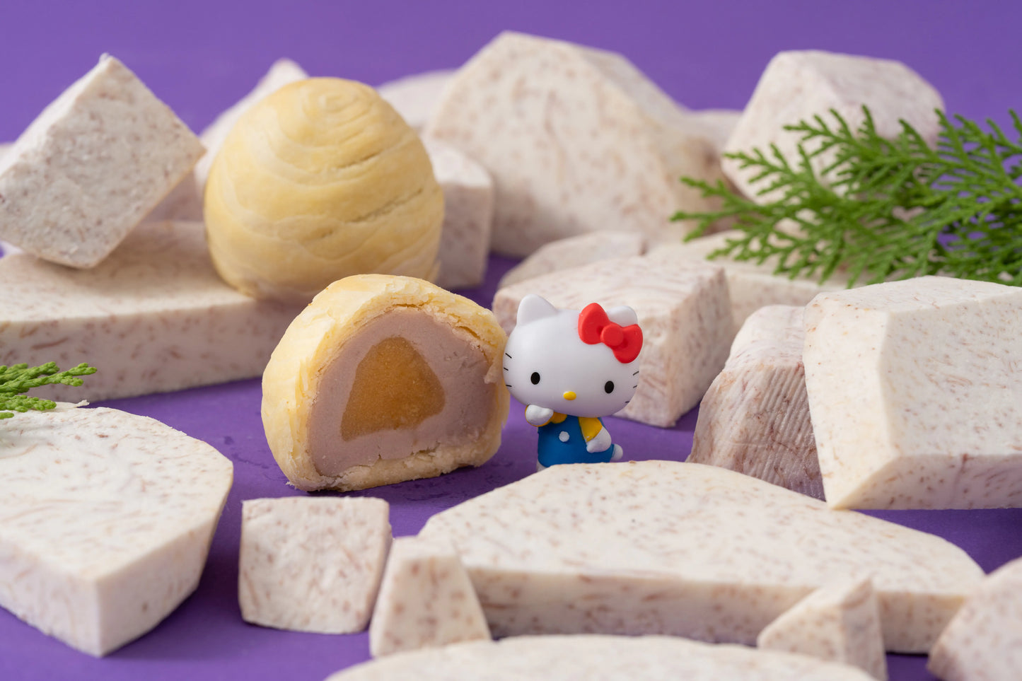 紅櫻花【三麗鷗授權】Hello Kitty 芋頭地瓜酥6入禮盒