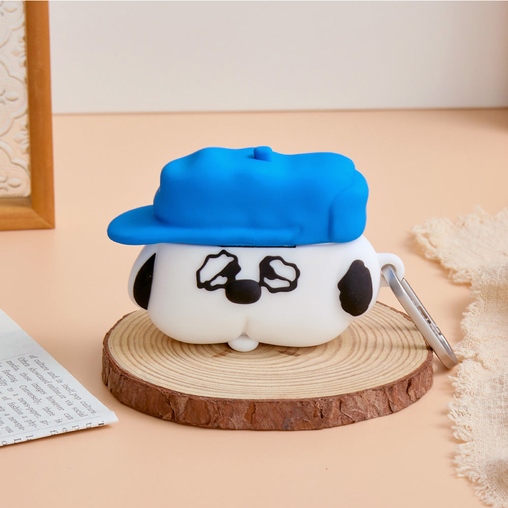 【TOYSELECT】SNOOPY史努比大頭歐拉夫立體AirPods保護套(1入)