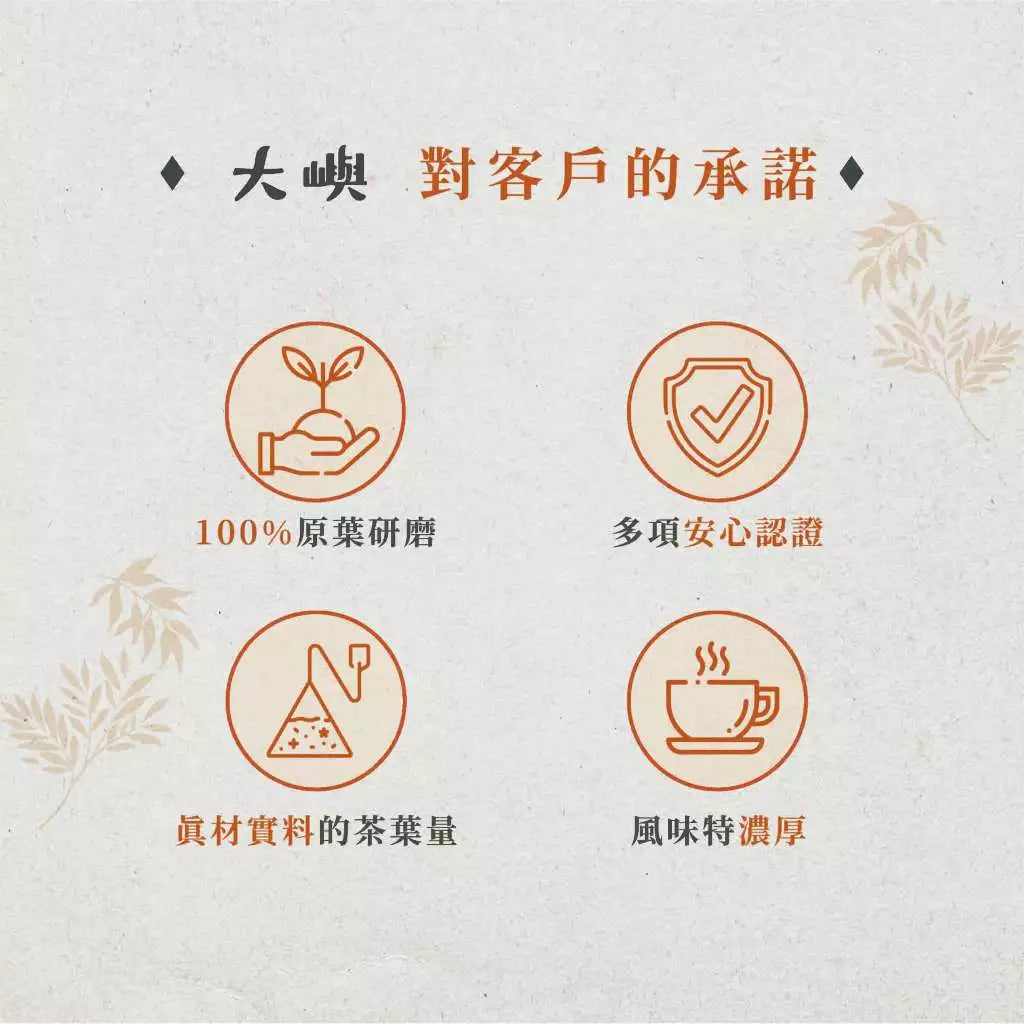 【大嶼-單品原茶系列】琥珀烏龍(便攜包 20入/袋)