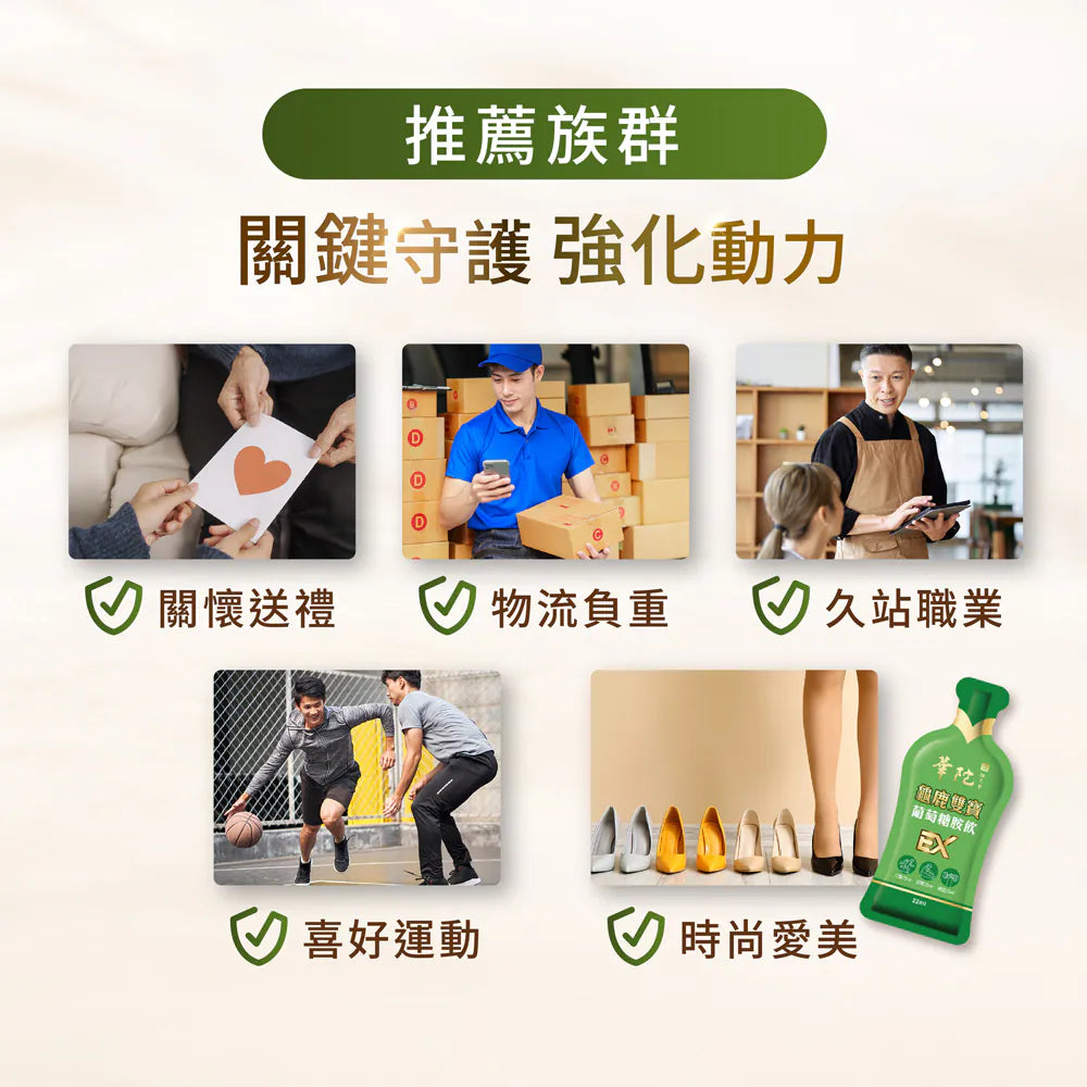 8more 【銀養雙寶組】燕窩鮮燉銀耳1盒+龜鹿雙寶葡萄糖胺飲EX 輕巧包2盒
