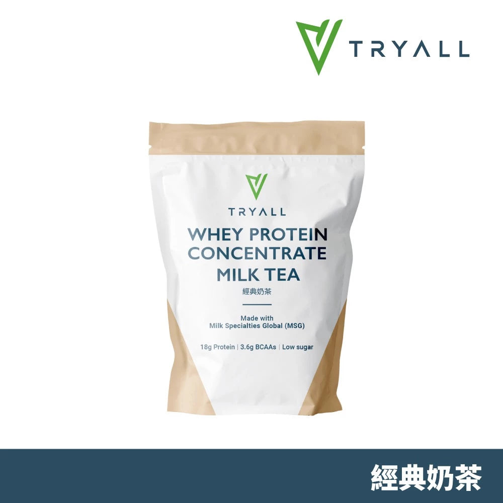 TRYALL 濃縮乳清蛋白粉 500g/袋 口味任選 濃縮/分離 乳清 蛋白 健身(500g*包)