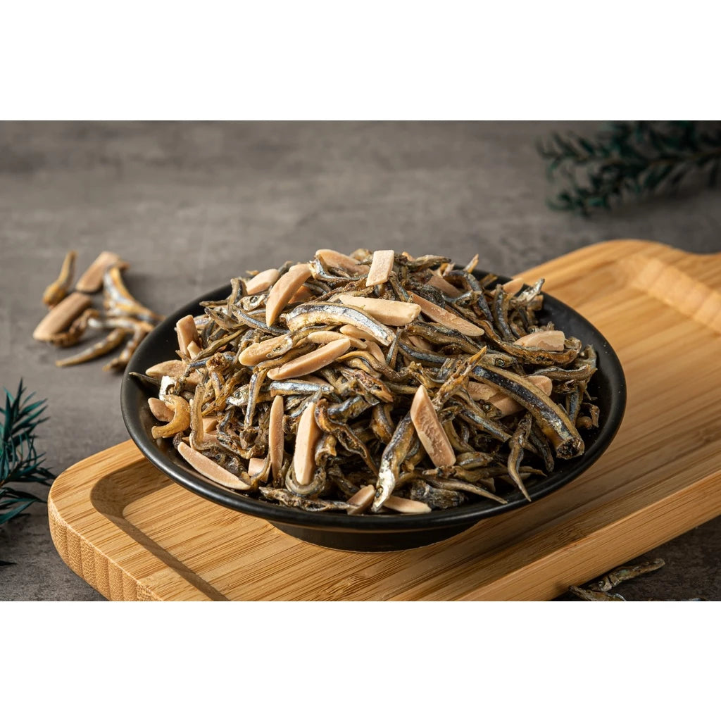 【澎玉191】 杏仁小魚、純小魚 | 酥脆美味(180g)