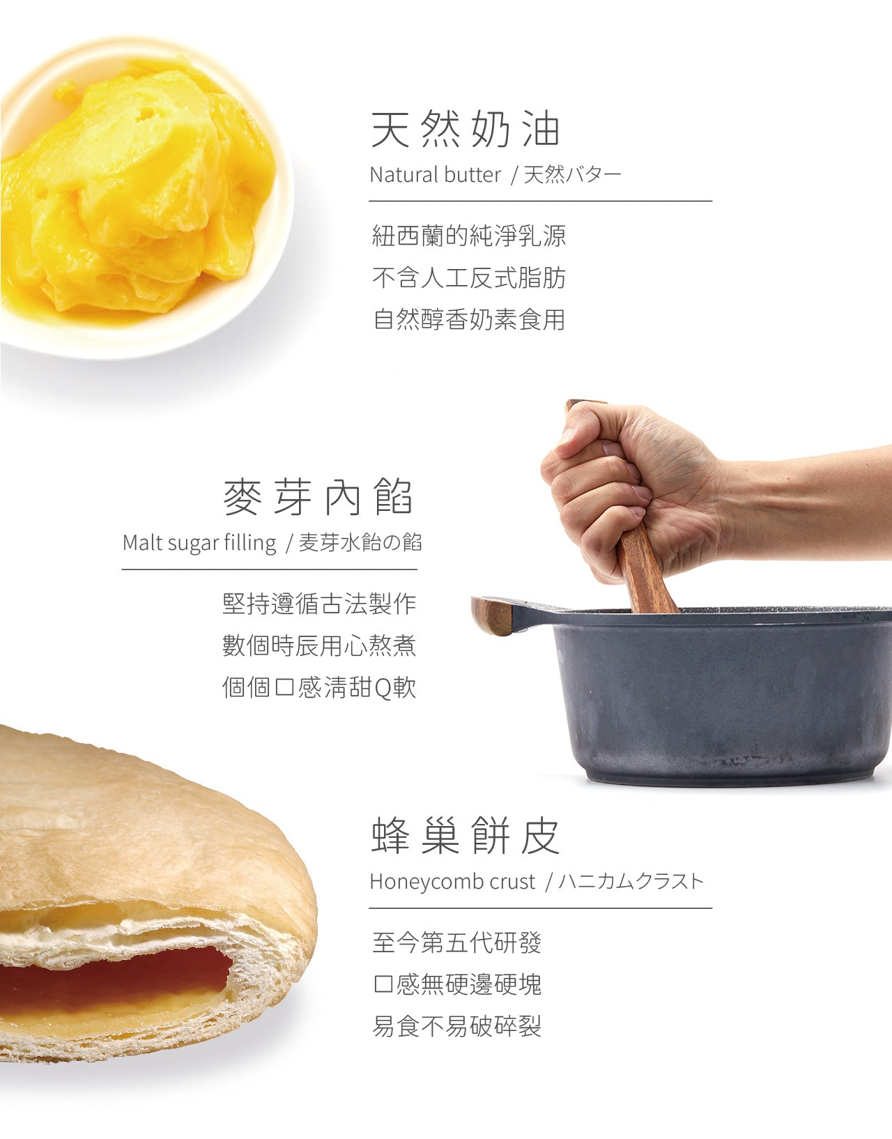 裕珍馨 奶油酥餅 原味 YJS Light Butter Pastry-Original (3入*6盒/箱)