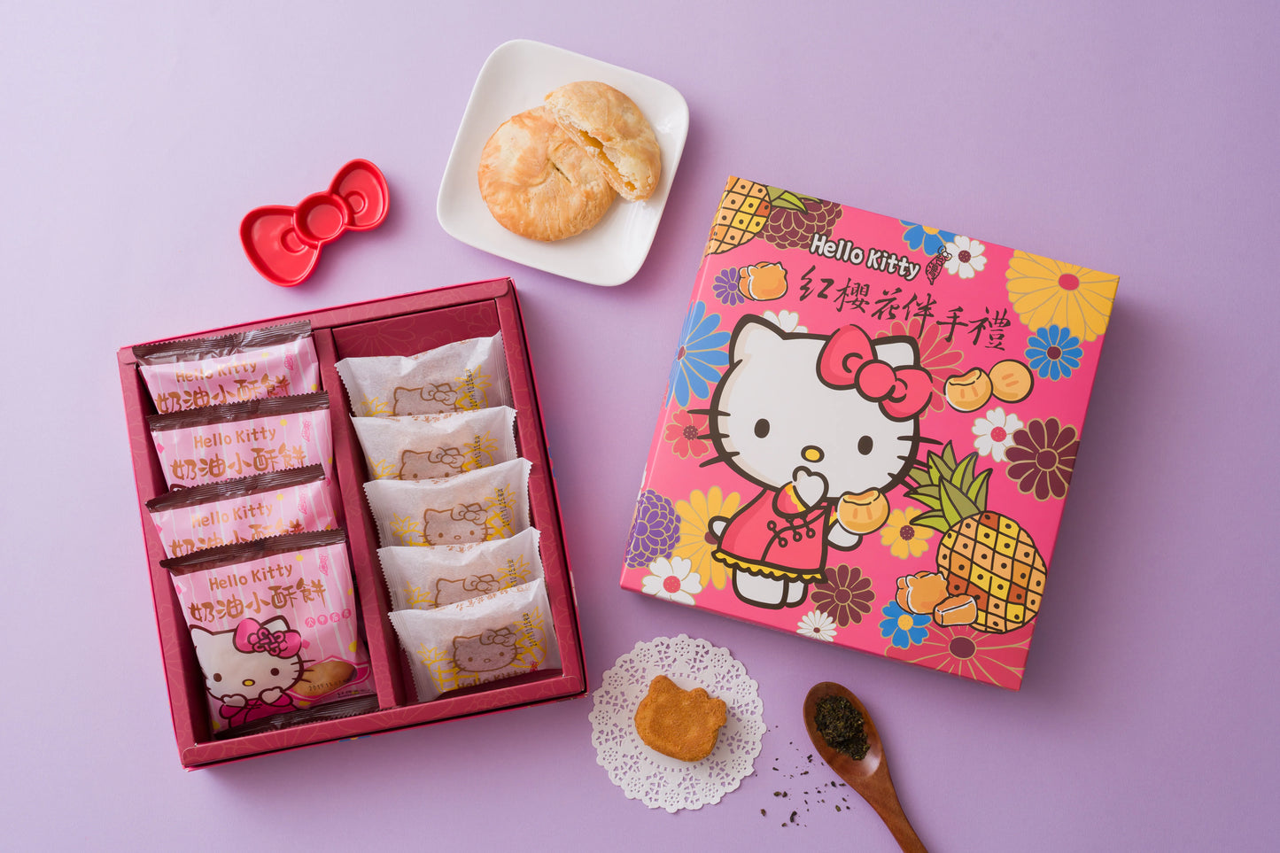 紅櫻花【三麗鷗授權】Hello Kitty 圓滿禮盒