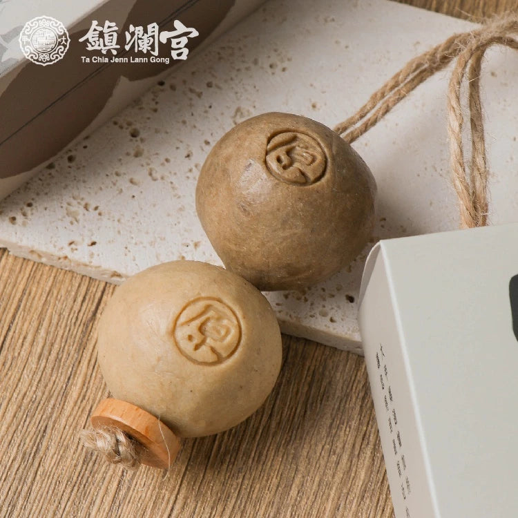 【鎮瀾宮】圓滿串皂.抹草艾草皂球