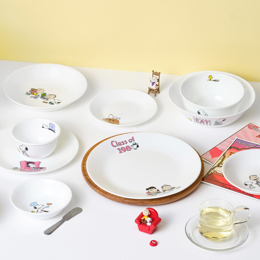 【美國康寧 CORELLE】SNOOPY BRUNCH 4件式拉麵碗組-D01
