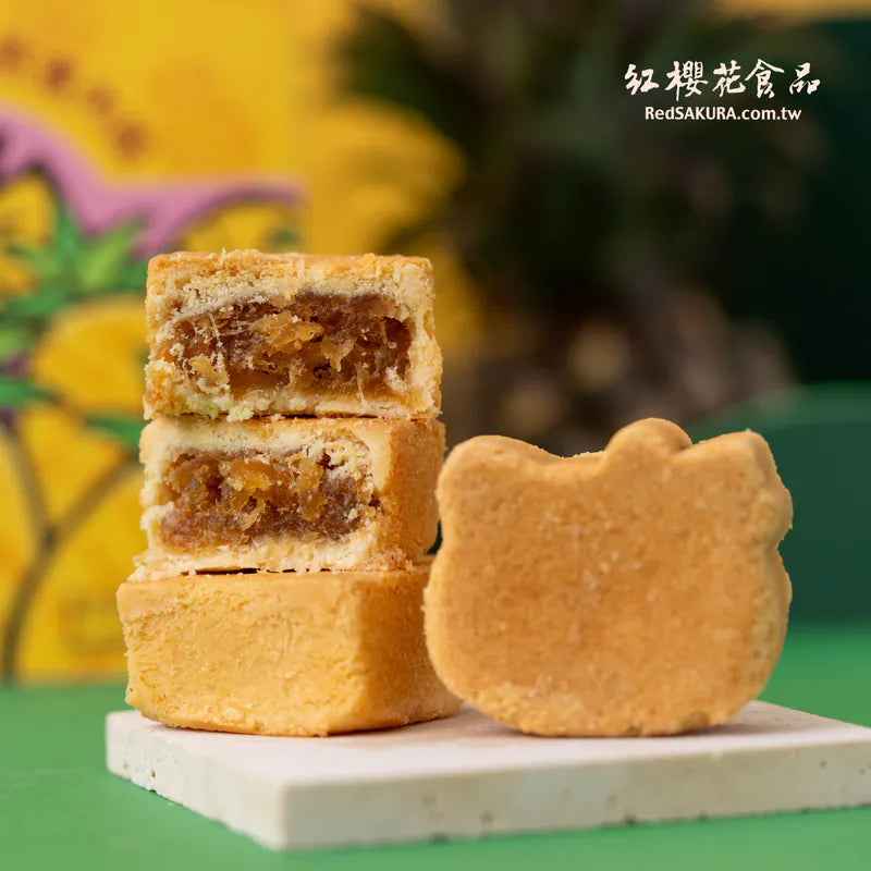 紅櫻花【三麗鷗授權】Hello Kitty 造型鳳梨酥12入禮盒