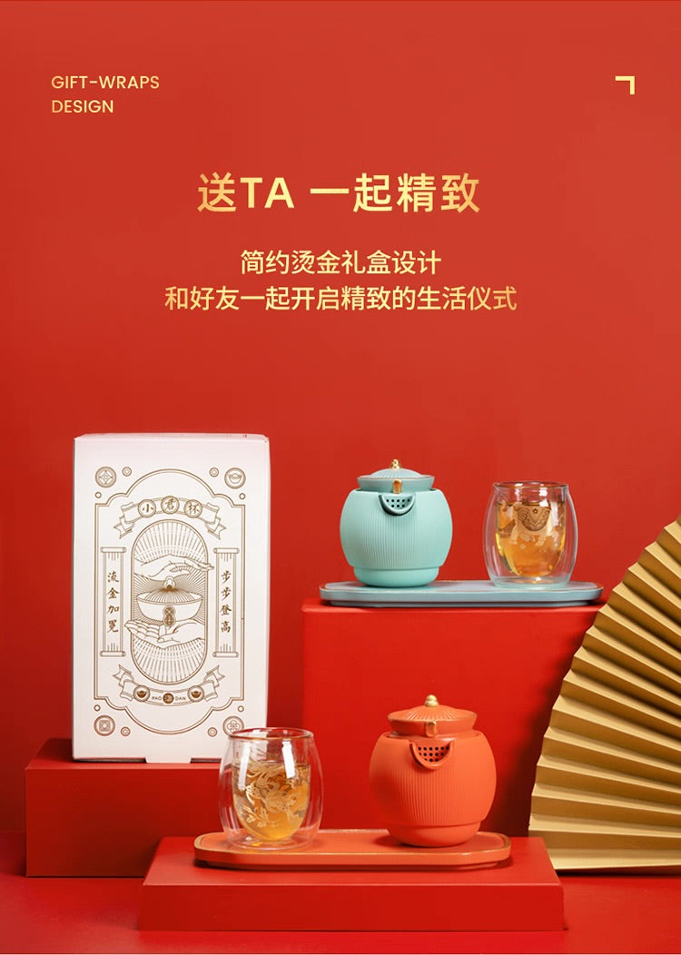 故宮宮廷文化 | 小泡蛋小君杯 一壺一杯 私享茶具