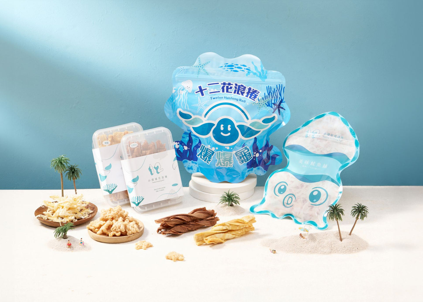 12小流球花浪捲 芝麻鱈絲(90g*包)