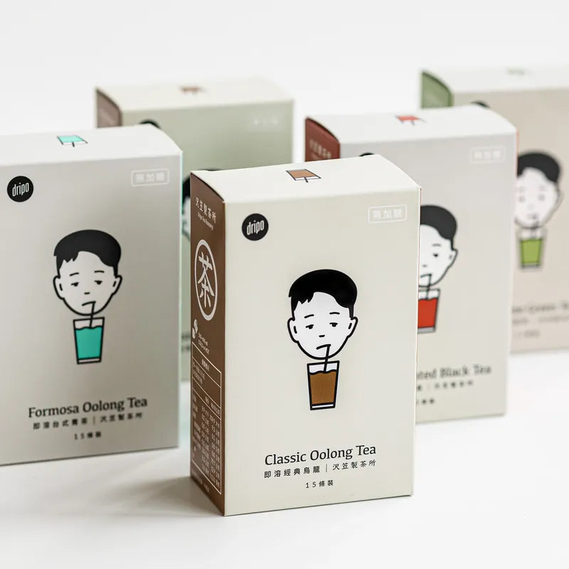 沢笠製茶所|即溶茶飲無加糖系列|手搖杯適用 Dripo Hand Shake Tea Set