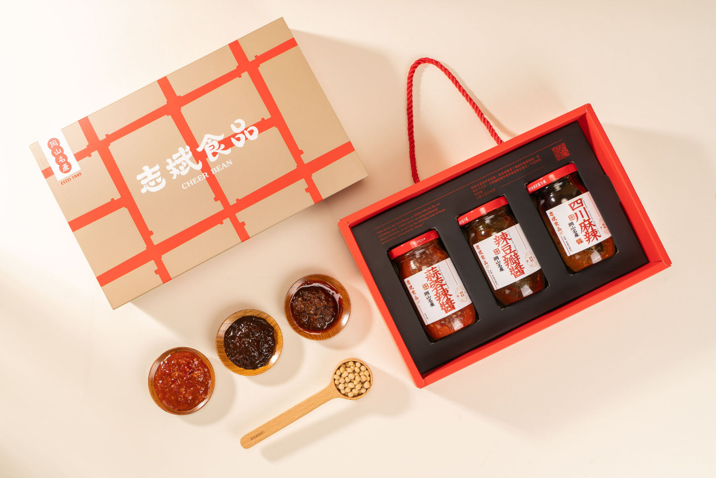 志斌豆瓣醬 2024龍厚禮經典禮盒|岡山志斌豆瓣醬禮盒