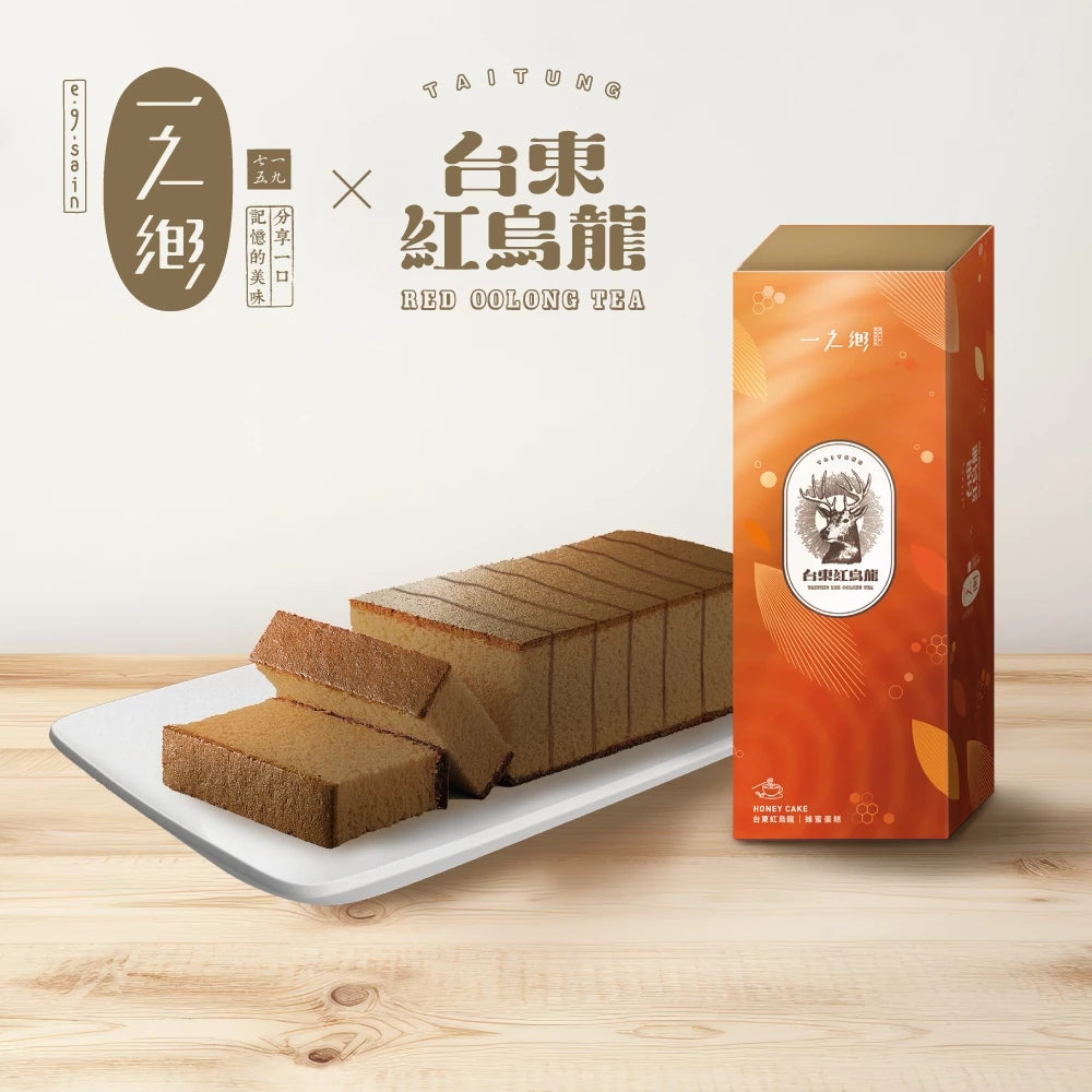 【一之鄉】紅烏龍蜂蜜蛋糕470g