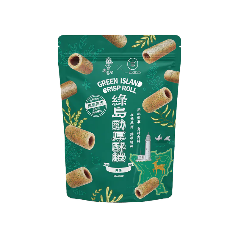 一口宜口 勁厚酥捲-海藻口味