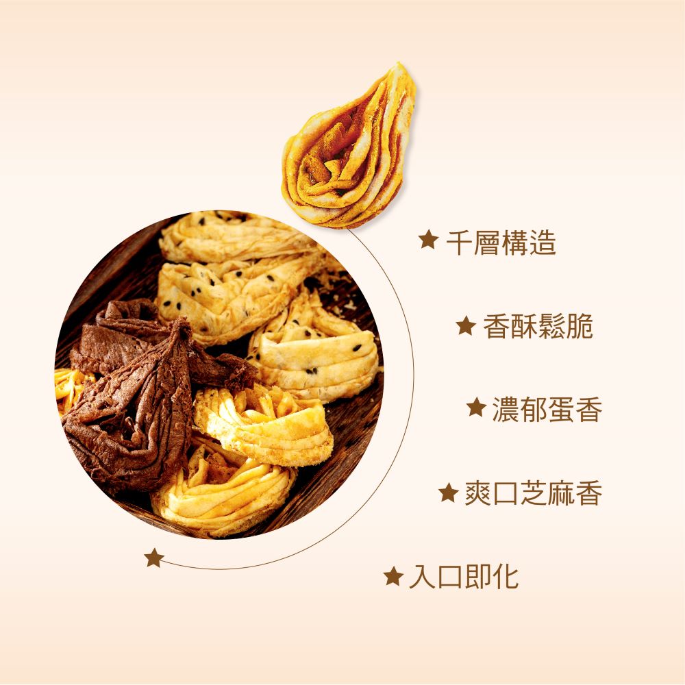 雞百分 冰滴蛋捲 - 原味(160g*盒)