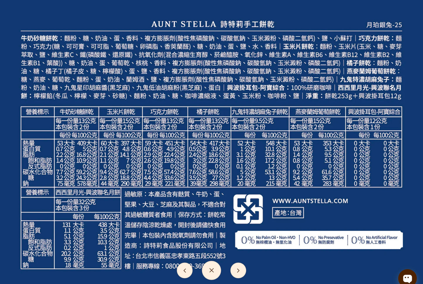 詩特莉 Aunt Stella 月珀銀兔-興波聯名禮盒 餅乾禮盒‼️預購商品: 08.12.25開始出貨‼️