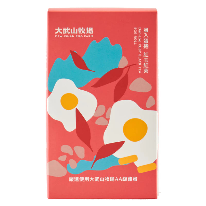 【大武山牧場】一口蛋捲 紅玉紅茶 (2包/盒 ,共18入)