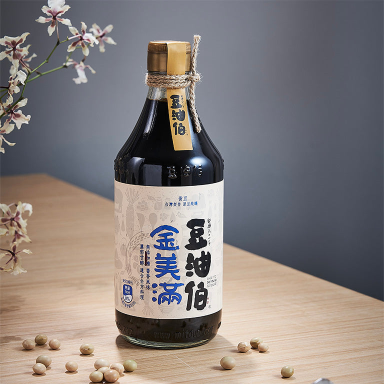 豆油伯|無添加糖金美滿釀造醬油 DYB Smile Naturally Brewed Soy Sauce(500ml)