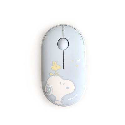 Norns Peanuts史努比三模無線藍牙滑鼠Norns Original Design Snoopy一鍵多工 輕鬆切換裝置(1入)