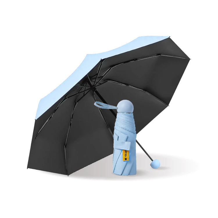 雨傘 陽傘 摺疊傘 防曬 口袋傘 迷你口袋傘 防曬傘 遮陽傘 輕量傘 晴雨傘 迷你雨傘 黑膠遮陽【小麥購物】【C183】