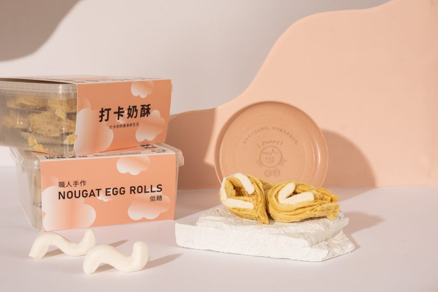 ㄛ店 O.shop 牛軋糖打卡奶酥(220g*盒)