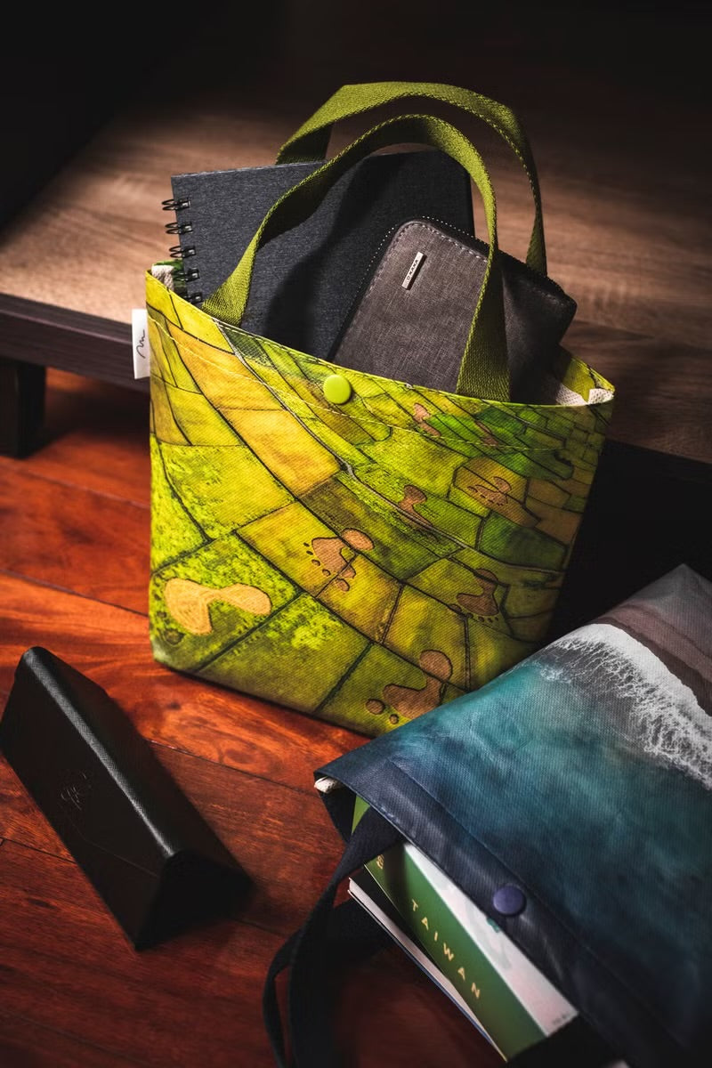 看見 齊柏林基金會 托特包 大腳印 看見台灣 文創商品(1入)