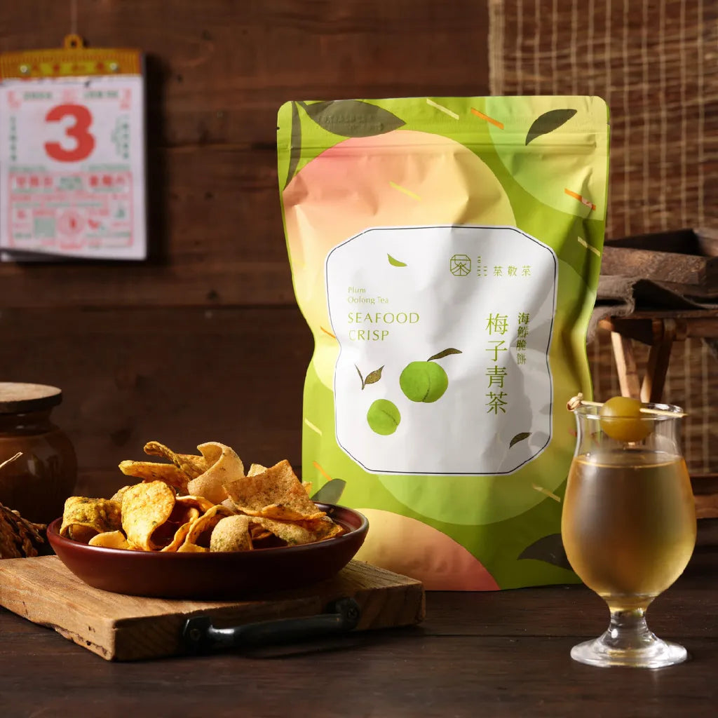 茶敬茶 梅子青茶海鮮脆餅 Tea to Tea (90g*包)