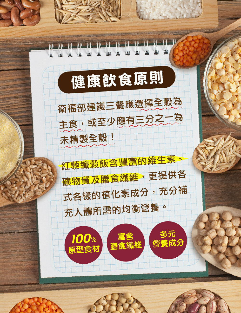 米大師 master mi 常溫熟飯-紅藜纖穀飯 (180g/包)