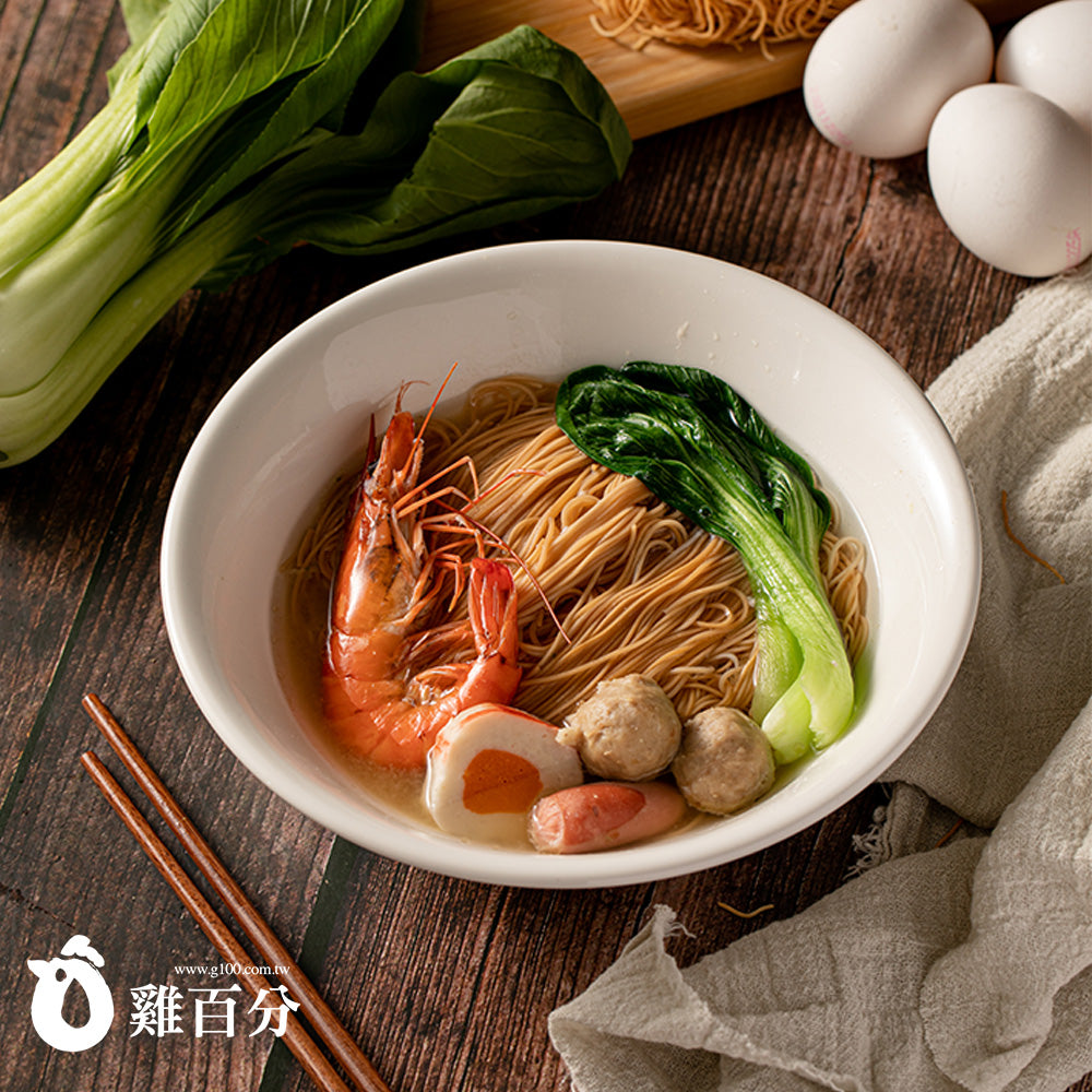 雞百分 冬菜香菇雞絲麵(含調味包) 5包/盒